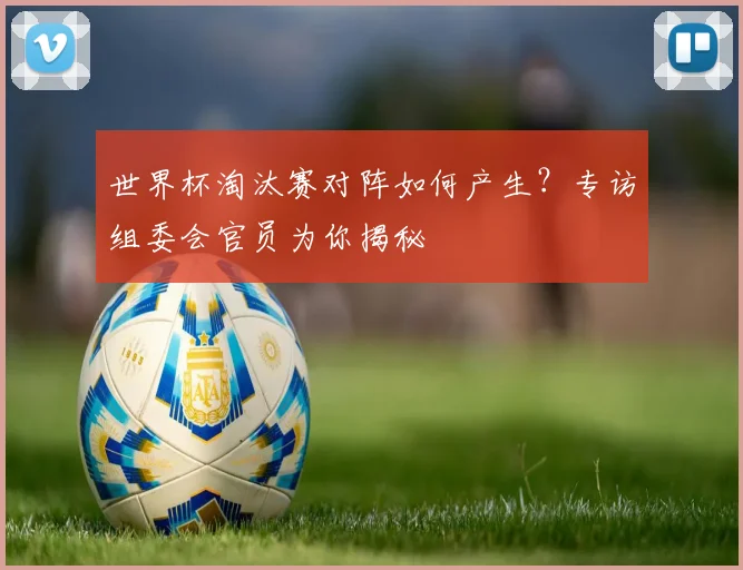 世界杯淘汰赛对阵如何产生？专访组委会官员为你揭秘